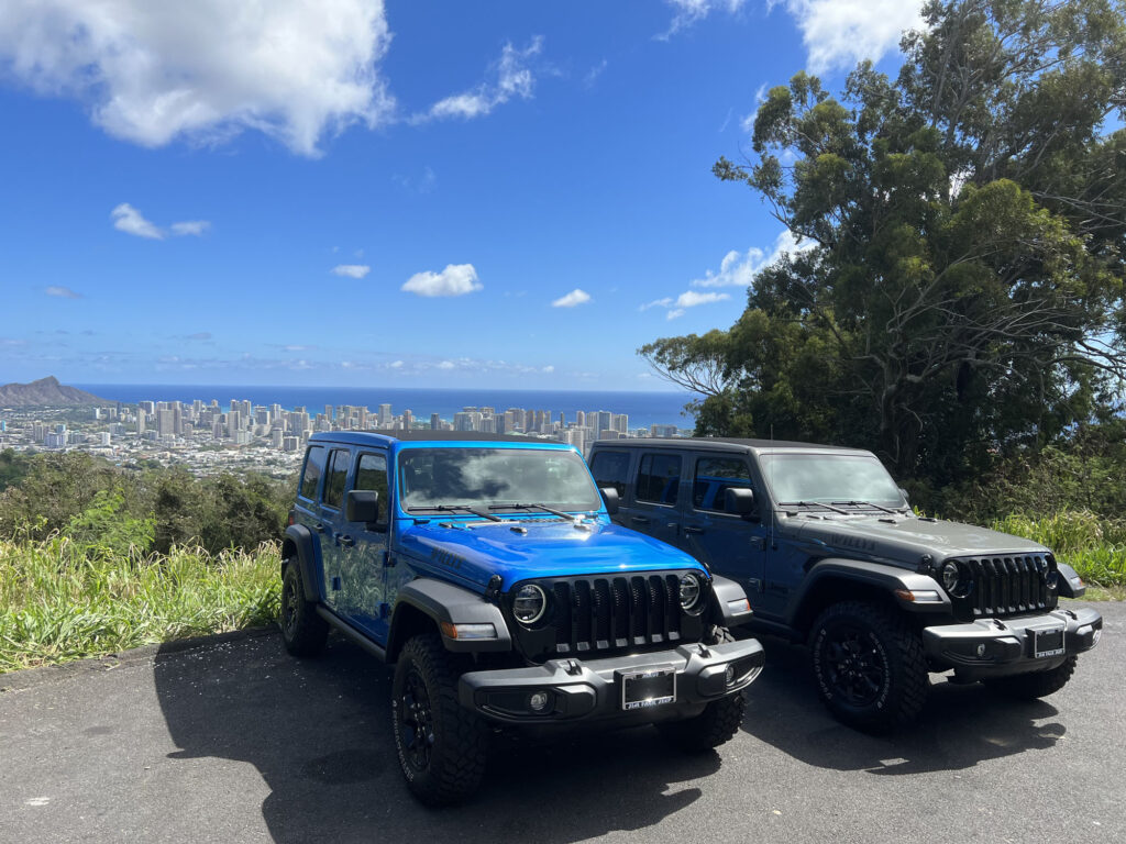 Oahu Hawaii Jeep Rental