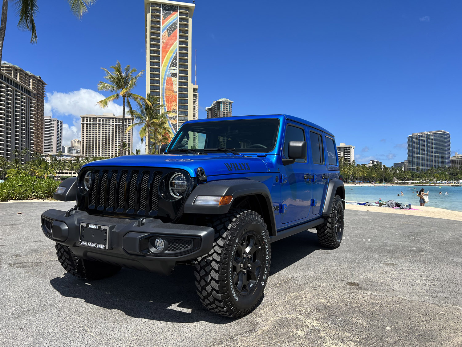 Jeep Wrangler car rentals in Honolulu